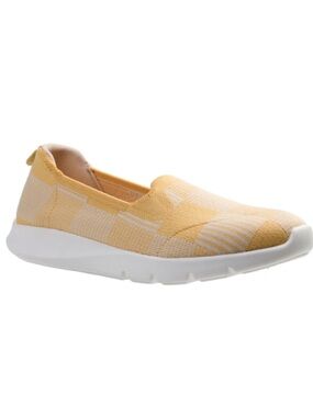 NWOT Spenco Comfort Stretch Ease Pattern slip ons, size 10